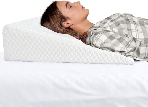 Oreiller surélève le haut du corps pour une meilleure respiration pendant le sommeil